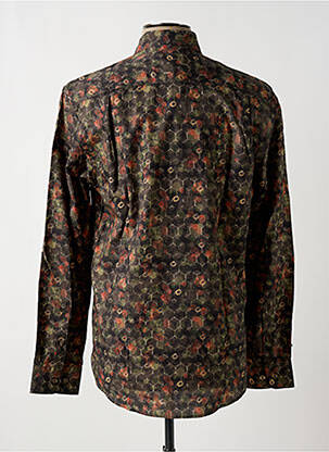 Chemise manches longues manches longues vert DELAHAYE homme