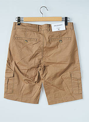 Bermuda stretch taille normale beige PRIVATE BLUE homme