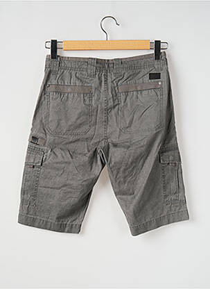 Bermuda tissage popeline taille normale gris TOM TAILOR homme