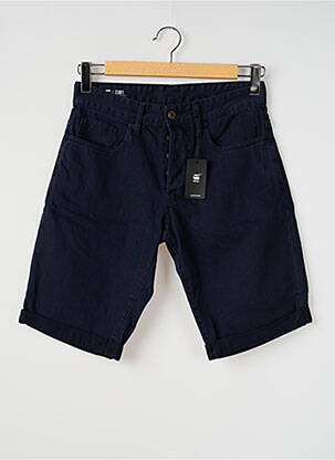 Bermuda coupe droite taille normale bleu G STAR homme