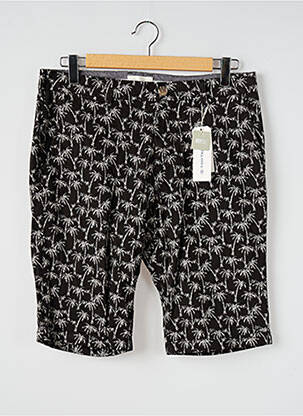 Bermuda stretch taille normale noir TOM TAILOR homme
