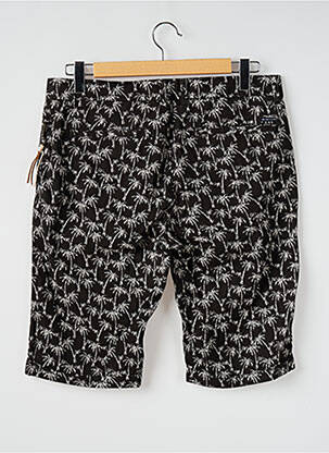 Bermuda stretch taille normale noir TOM TAILOR homme