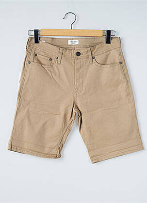 Bermuda stretch taille normale beige JACK & JONES homme