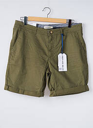 Bermuda stretch taille normale vert PRIVATE BLUE homme