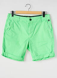 Bermuda tissage popeline taille normale vert PETROL INDUSTRIES homme