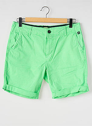 Bermuda tissage popeline taille normale vert PETROL INDUSTRIES homme