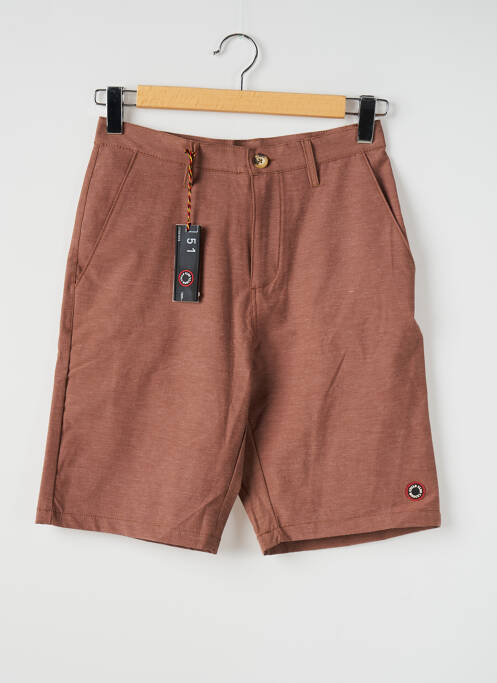 Bermuda stretch taille normale marron CYCLO CLUB MARCEL  homme