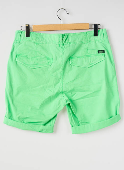 Bermuda tissage popeline taille normale vert PETROL INDUSTRIES homme