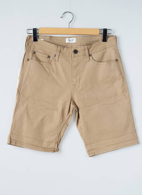 Bermuda beige JACK & JONES pour homme