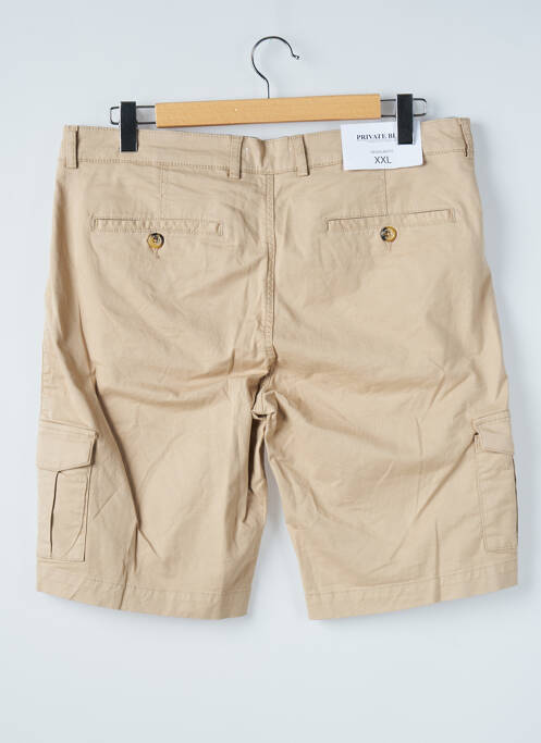 Bermuda beige clair PRIVATE BLUE pour homme