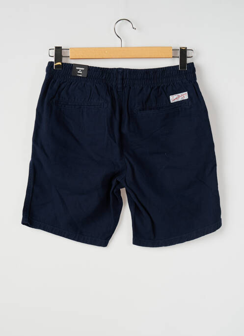 Bermuda bleu SUPERDRY homme