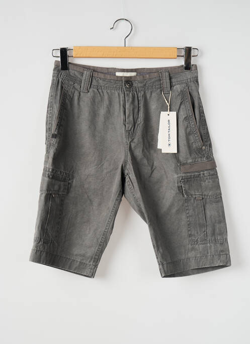 Bermuda gris TOM TAILOR pour homme