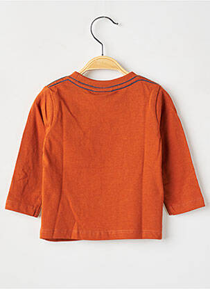 T-shirt manches longues manches longues orange BOBOLI garçon