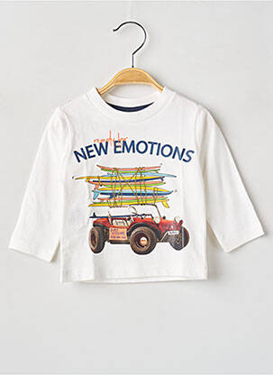 T-shirt manches longues manches longues beige BOBOLI garçon