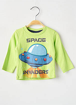 T-shirt manches longues manches longues vert BOBOLI garçon