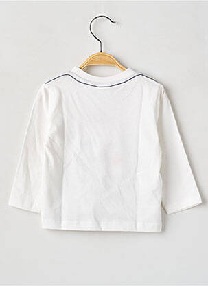 T-shirt manches longues manches longues blanc BOBOLI garçon