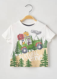 T-shirt stretch manches courtes beige BOBOLI garcon