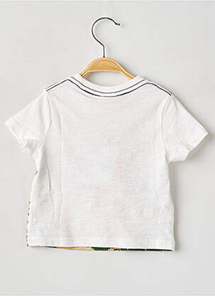 T-shirt stretch manches courtes beige BOBOLI garçon