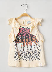 T-shirt beige BOBOLI pour fille seconde vue