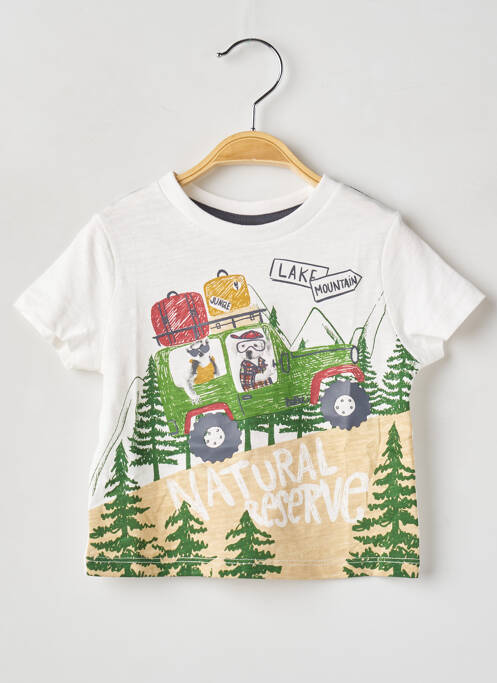 T-shirt stretch manches courtes beige BOBOLI garcon