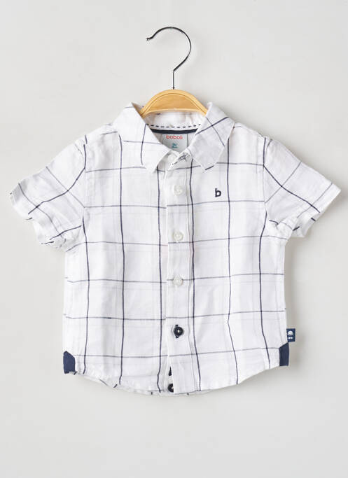 Chemise manches courtes blanc BOBOLI pour garçon