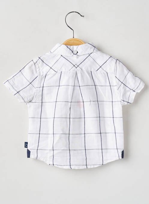 Chemise manches courtes blanc BOBOLI garçon