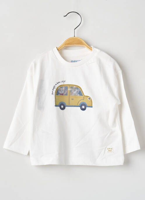 T-shirt beige MAYORAL pour garçon