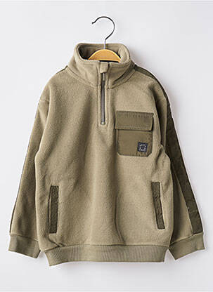 Sweat-shirt stretch manches longues vert MAYORAL garcon