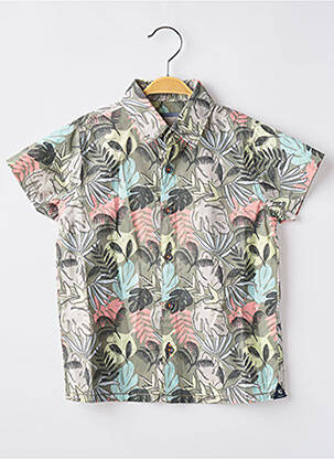 Chemise manches courtes imprimé tie and dye vert GARCIA garcon
