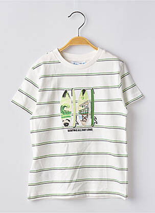 T-shirt stretch manches courtes vert MAYORAL garcon