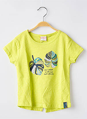 T-shirt vert BOBOLI pour fille