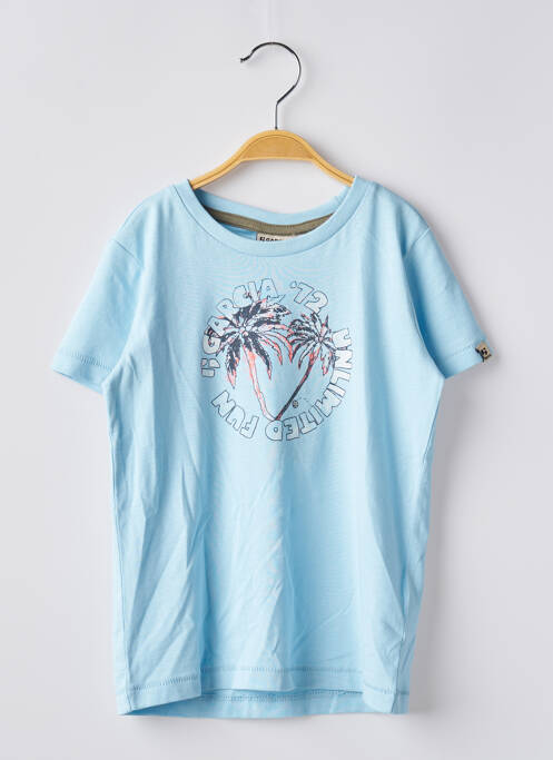 T-shirt stretch manches courtes bleu GARCIA garcon