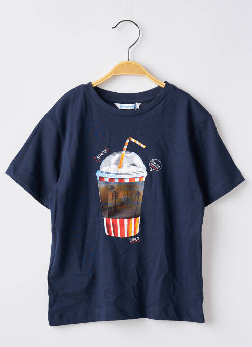 T-shirt bleu MAYORAL pour garçon