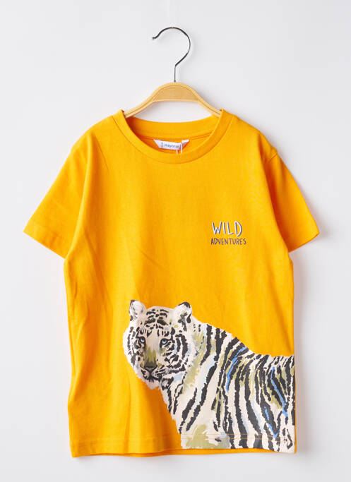 T-shirt orange MAYORAL pour garçon