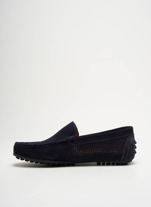 Mocassins bleu BRETT & SONS pour homme