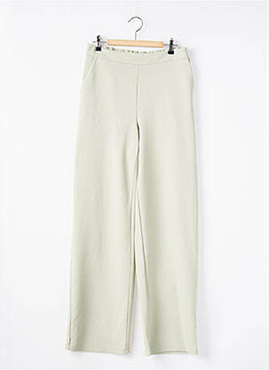 Pantalon large tissage crêpe taille normale vert VERO MODA femme