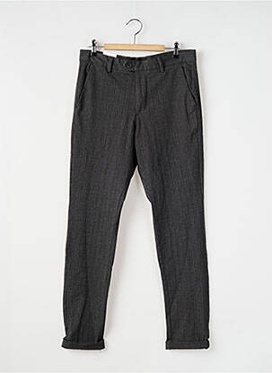 Pantalon chino tissage chiné taille normale gris JACK & JONES homme