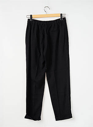 Pantalon slim taille élastique noir MANGO femme