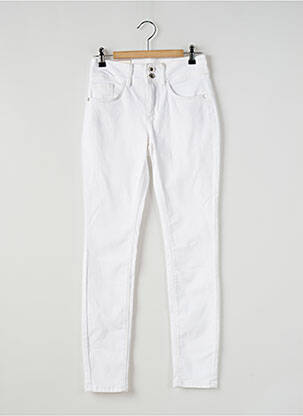 Pantalon slim poches blanc TOM TAILOR femme