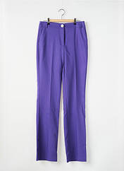 Pantalon droit violet MORGAN pour femme seconde vue