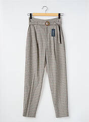 Pantalon slim beige MANGO pour femme seconde vue