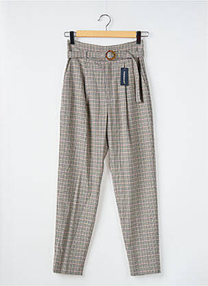 Pantalon slim beige MANGO pour femme