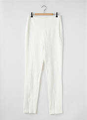 Pantalon slim blanc MORGAN pour femme seconde vue
