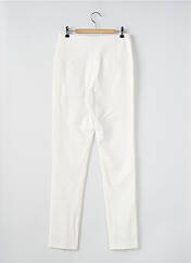 Pantalon slim blanc MORGAN pour femme seconde vue