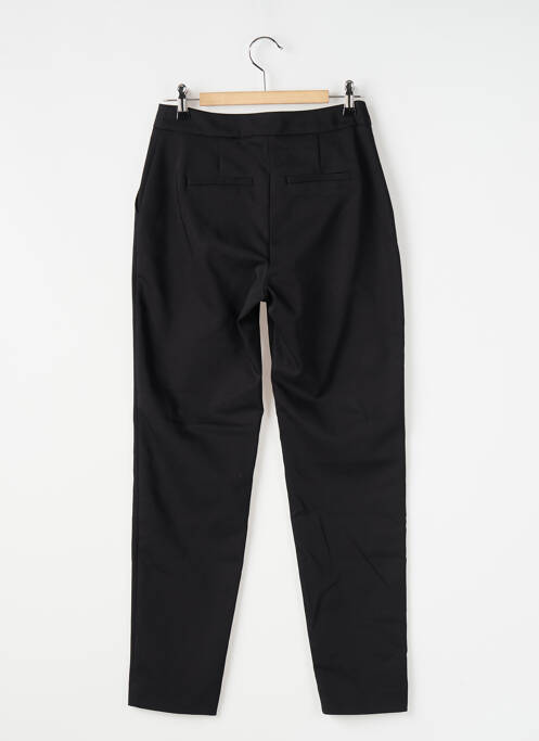 Pantalon 7/8 fermeture zippée sous rabat avec crochet noir NAF NAF femme
