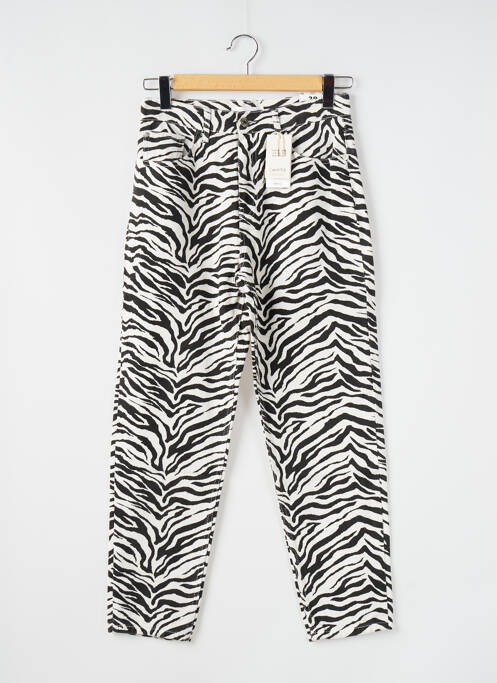 Pantalon droit noir MANGO pour femme