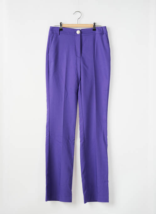 Pantalon droit violet MORGAN pour femme