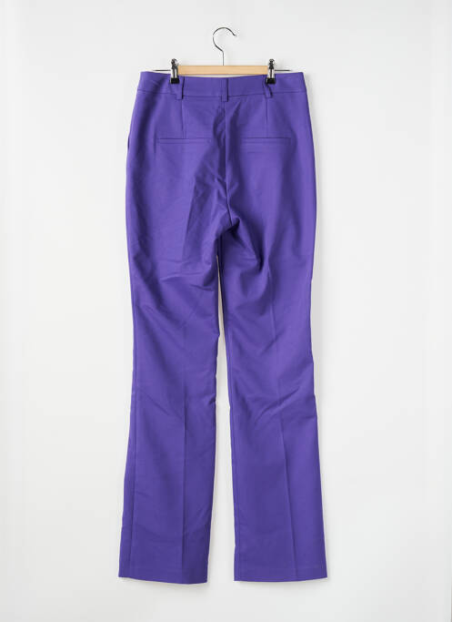 Pantalon droit violet MORGAN pour femme