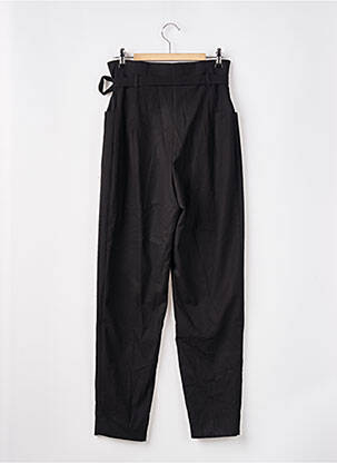 Pantalon slim taille haute taille haute noir MANGO femme