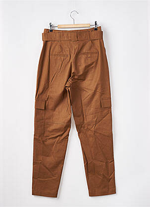 Pantalon cargo taille haute taille haute marron KOCCA femme